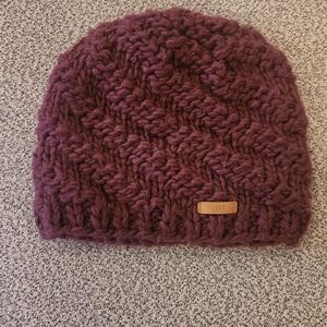 Barts Burgundy Knit Beanie